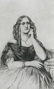 Delphine de Girardin door Andre Adolphe Eugene Disderi